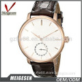 New product genuine leather quartz watch for men and women